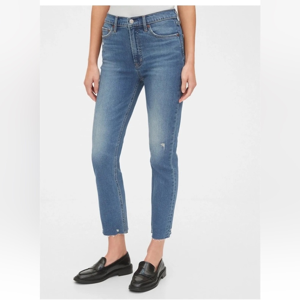 Final price GAP High rise skinny jeans size